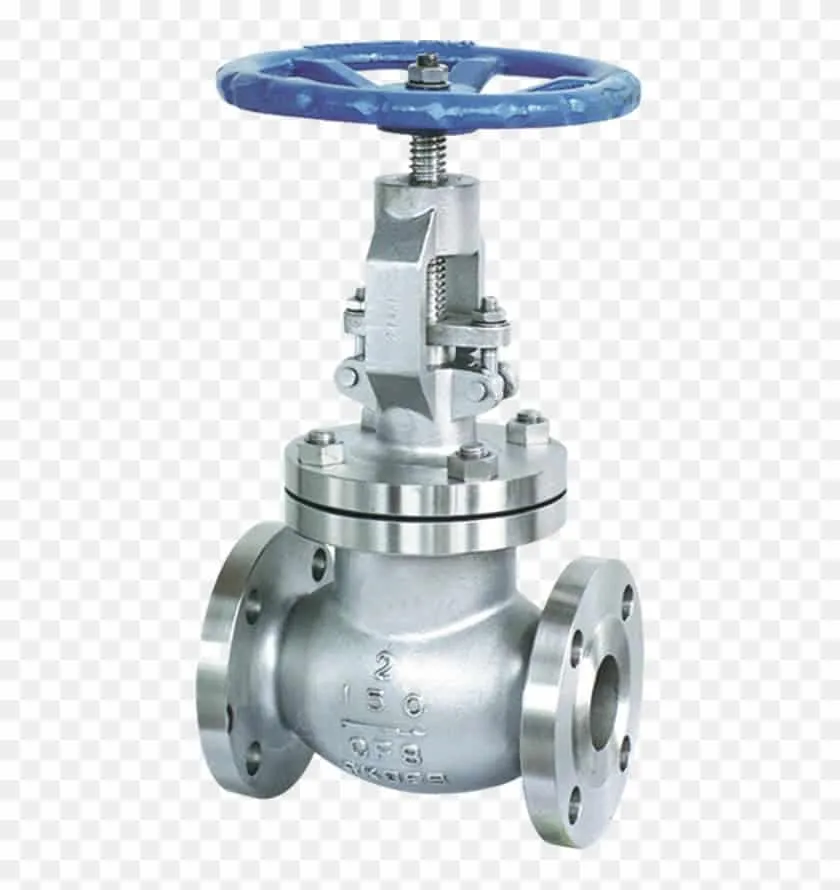  stainless steel globe valve with blue lever