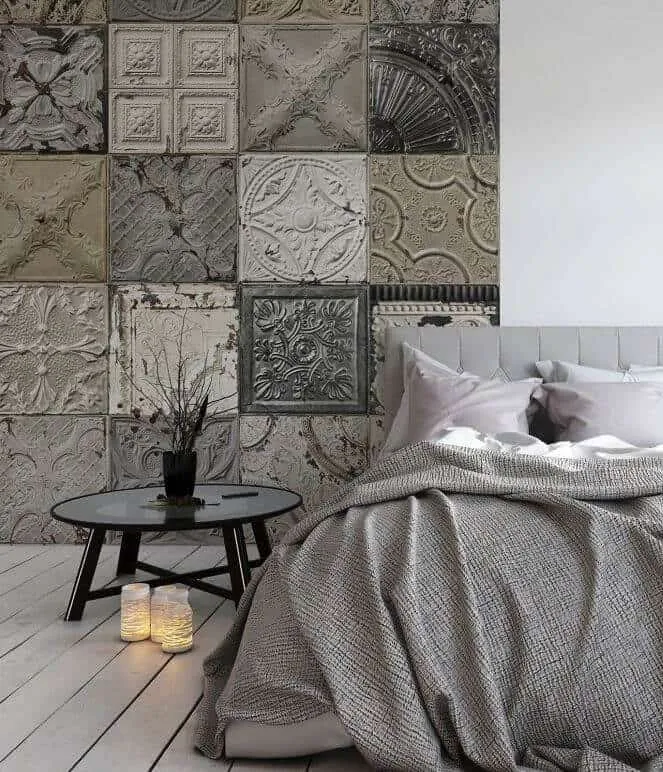  Moroccan inspired patterned bedroom wall tiles