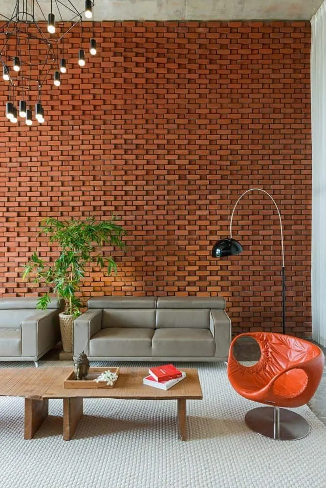 brick interior wall design idea