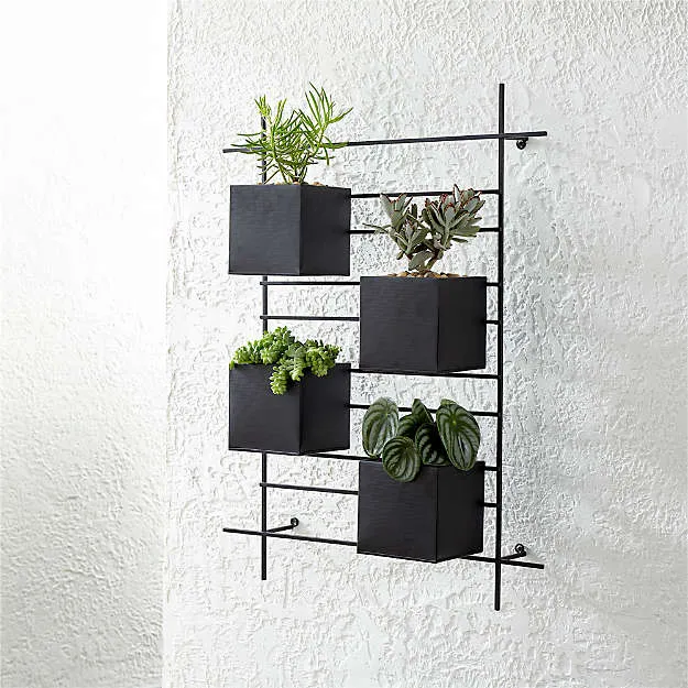 4 Box Wall Mounted Indoor/Outdoor Planter