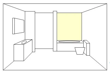 Bathtub lighting panel