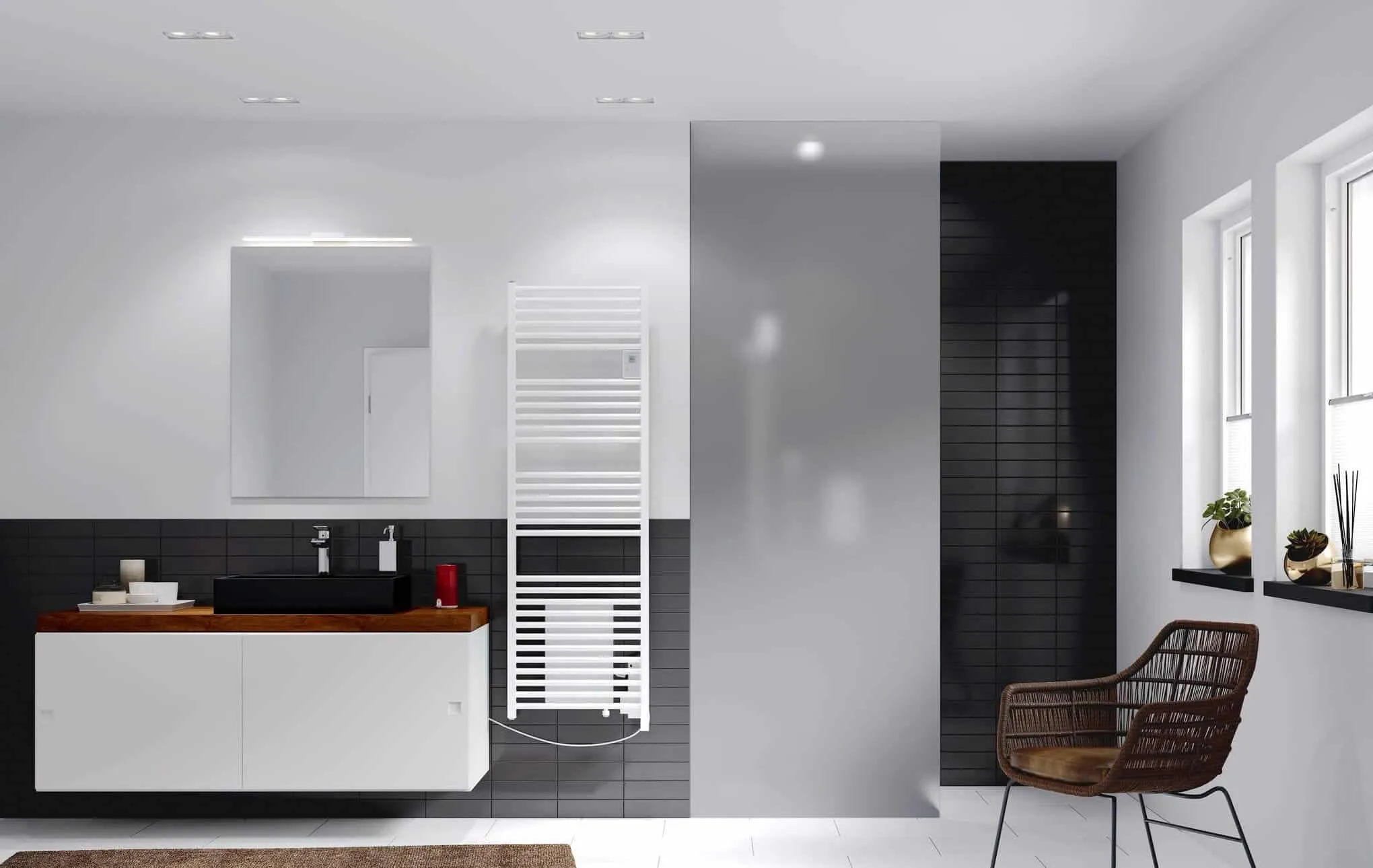 bathroom radiators by stiebel eltron, luxury bathrooms accessories for modern bathroom interiors