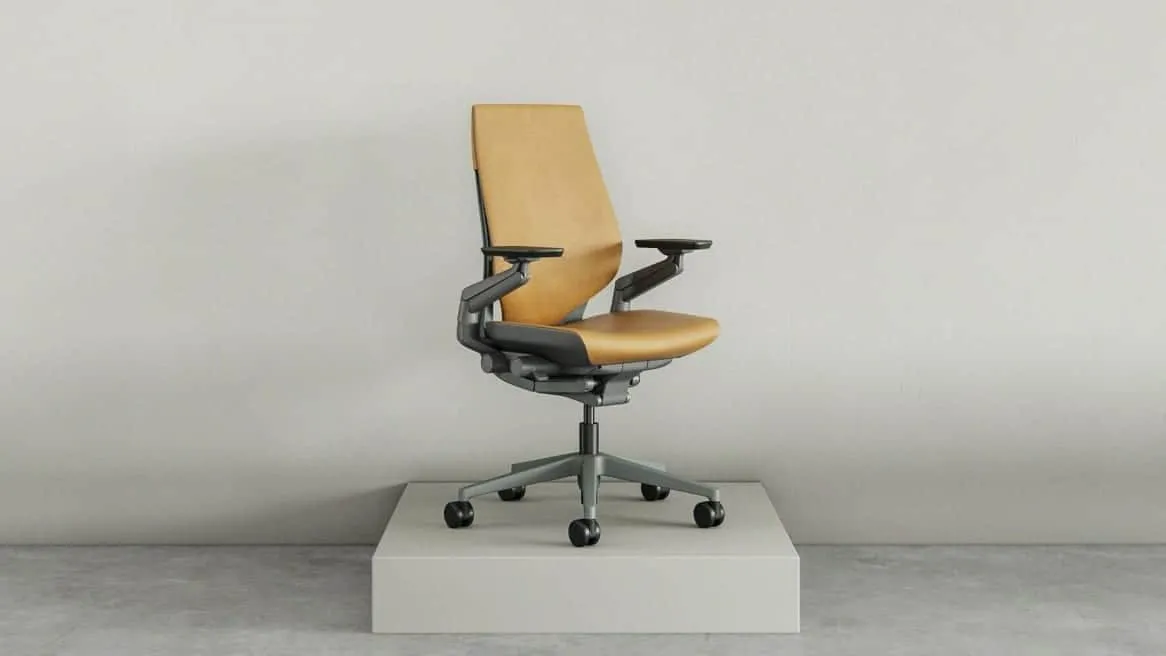 yellow ergonomic office chair for home