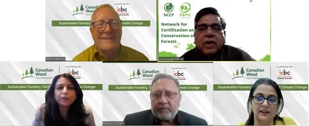 Canadian Wood webinar on sustainable forest, climate change, and woodwork industry