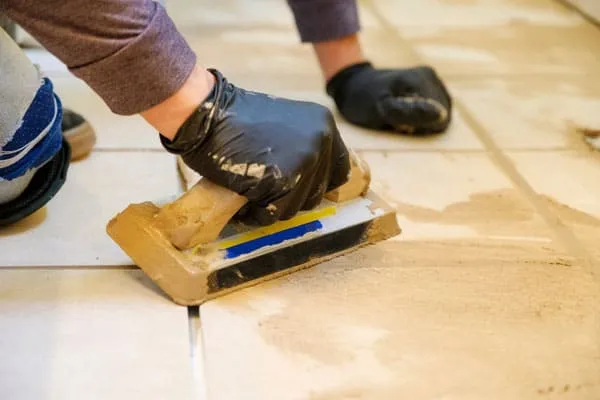 types of tile grout such as epoxy grouting material for flooring tiles