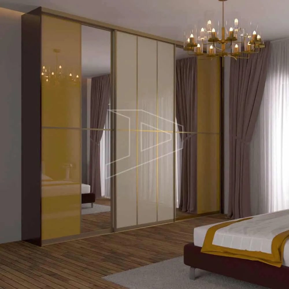 glass sliding wardrobe doors with locks in a variety of designs.
