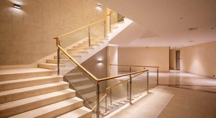 Light coloured staircase