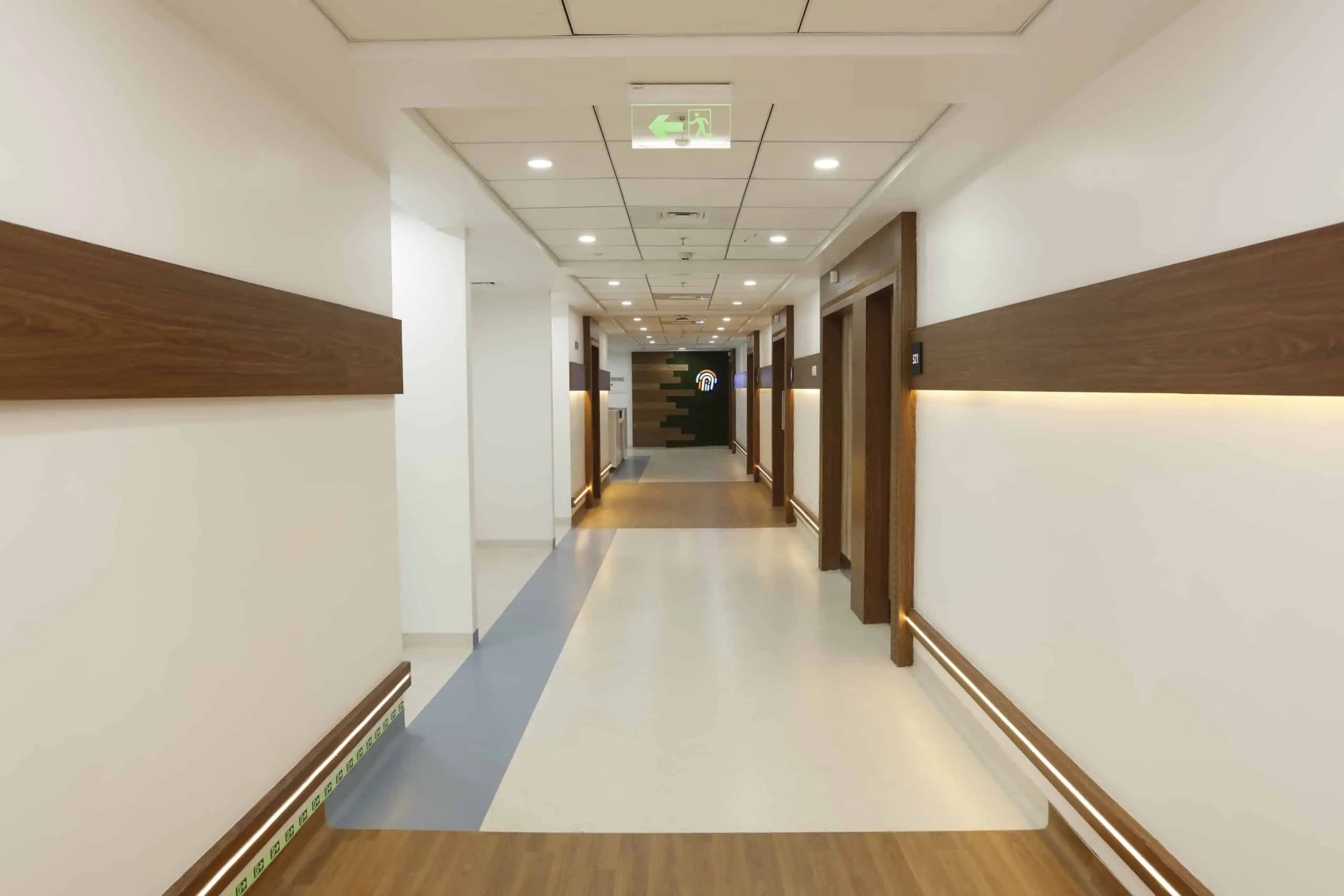 Gyproc 123mm Drywall partitions used at Kingsway Hospital, Nagpur by HOSMAC MUMBAI