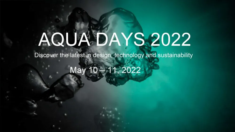 hansgrohe and AXOR will showcase brand new products and innovations at aqua days 2022