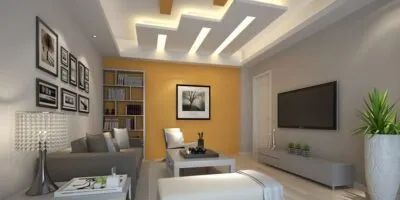 gypsum plasterboard false ceiling design for bedroom with concealed lighting, drywall design for bedroom