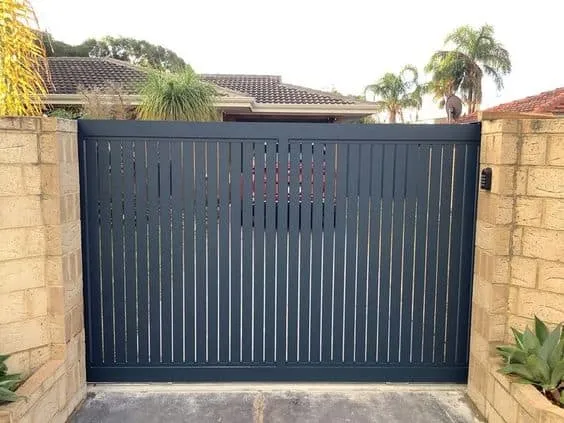 latest black steel and iron main gate design for home 