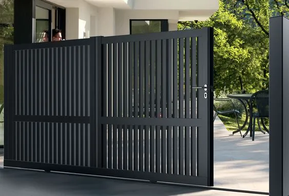 latest black steel and iron main gate design for home 