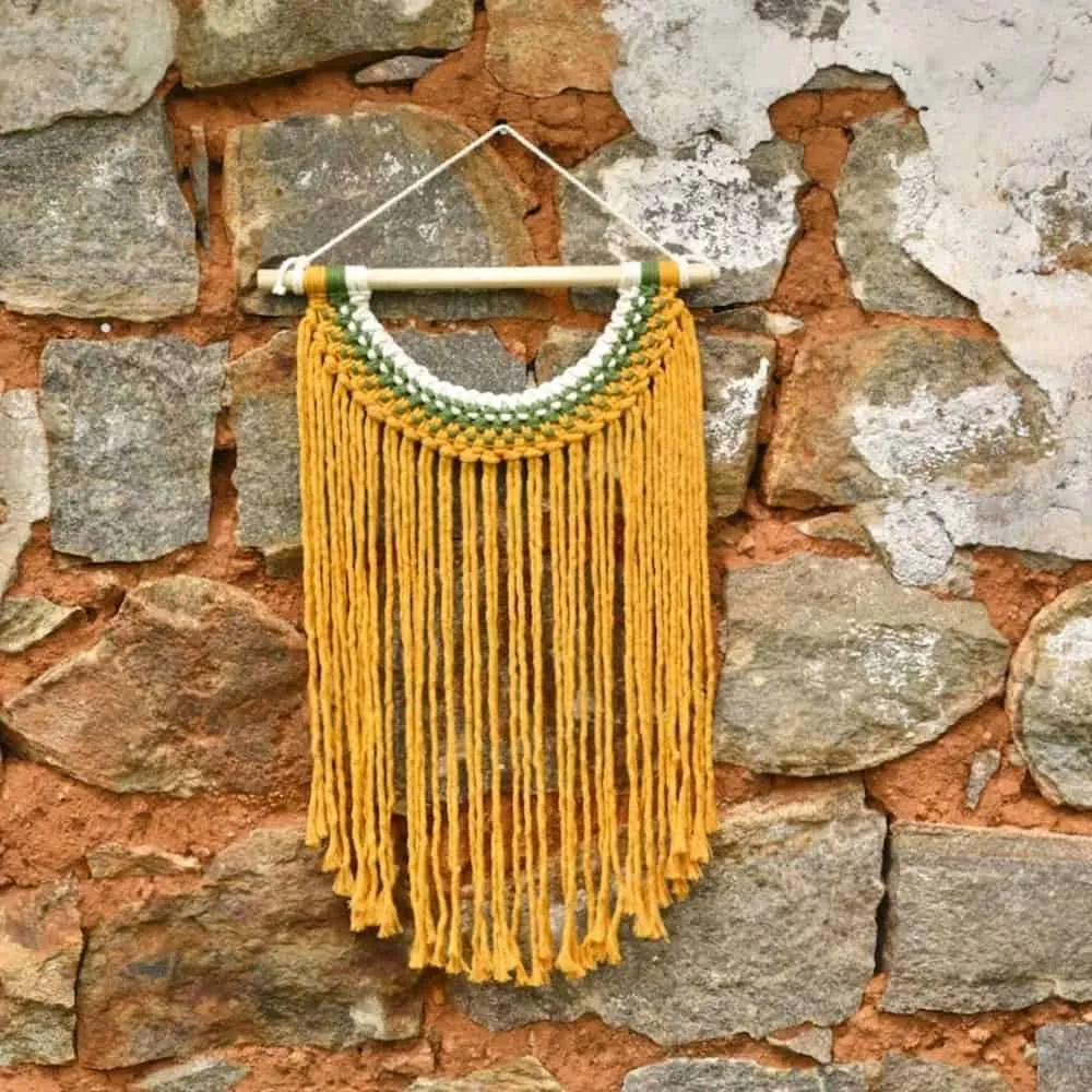 Macrame Boho Wall Hanging Decor Craft ideas