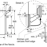 Siemens combination steam oven iQ700 - HS858GXB6 - measurement diagram 2