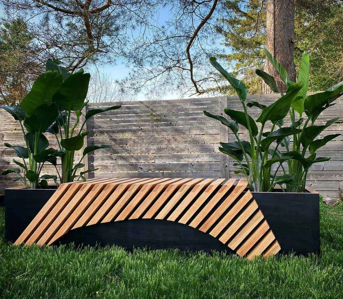 garden bench for home outdoors