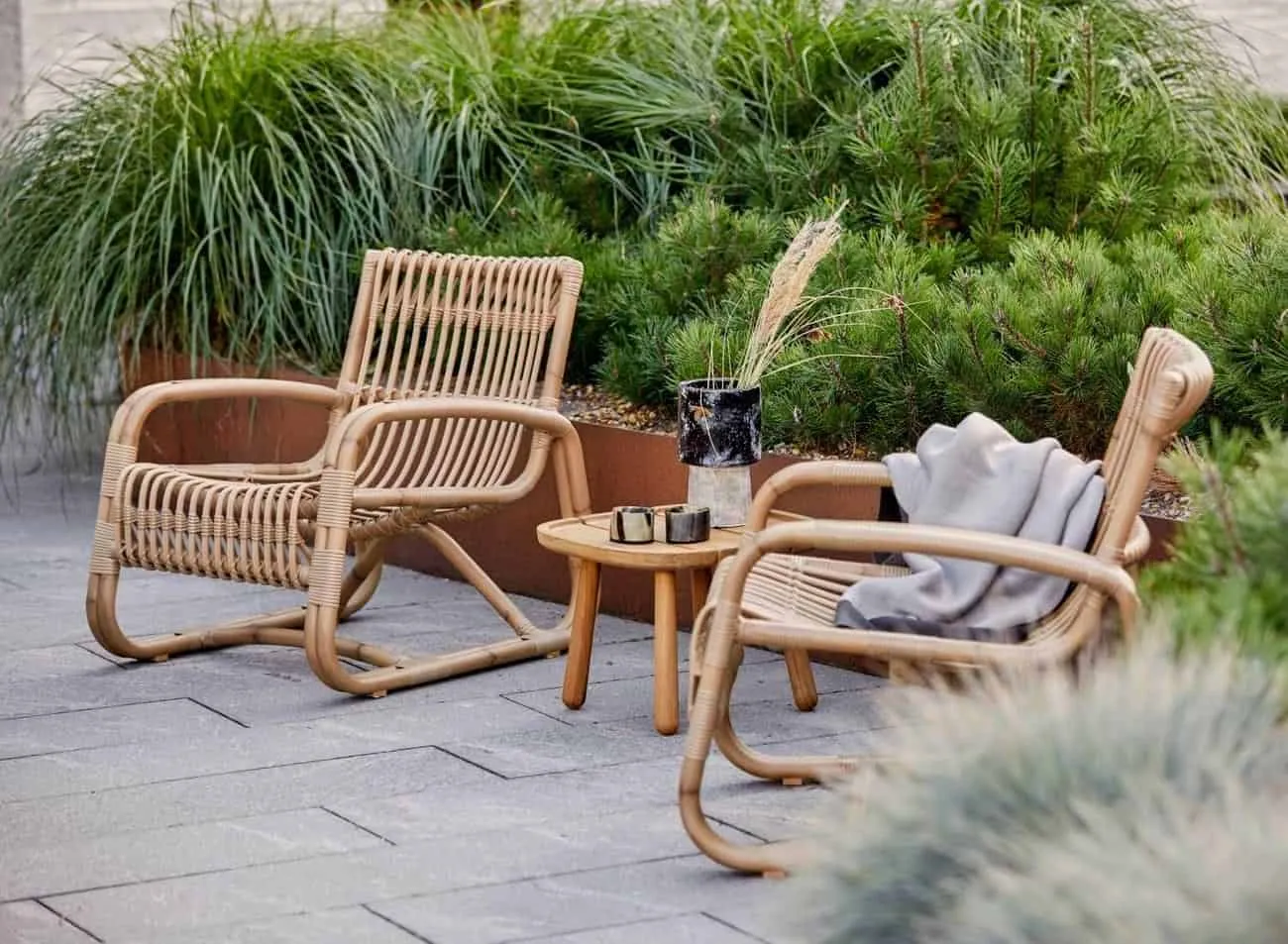 Garden furniture, chairs and tables for patio and outdoors