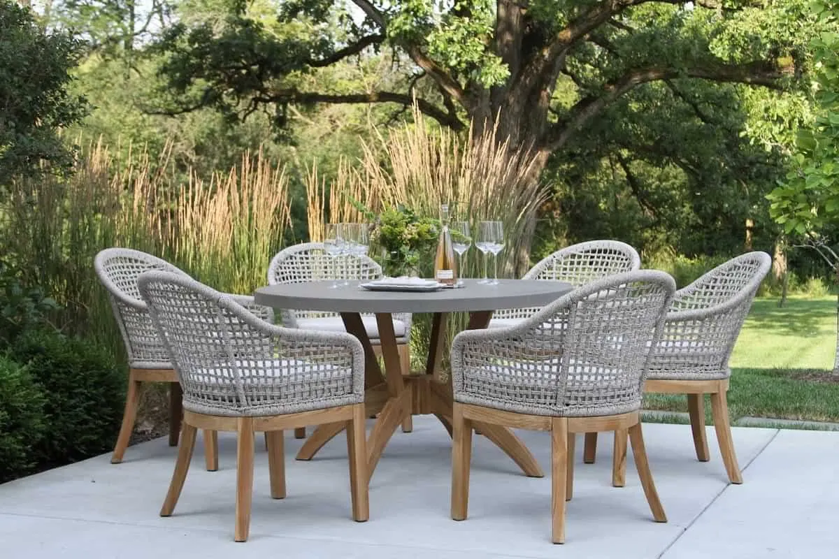 Dining set furniture for outdoors