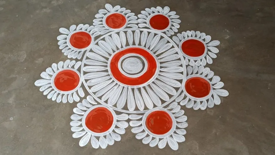 simple rangoli design