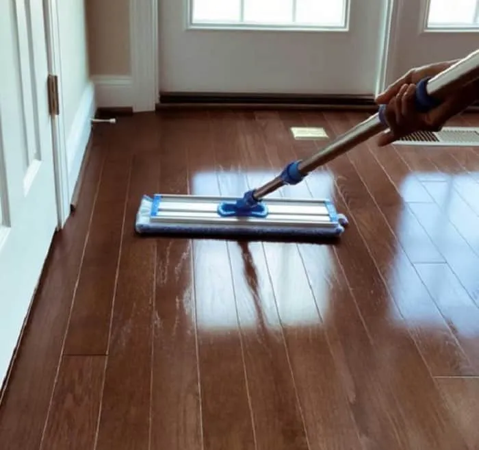 clean a hardwood floor