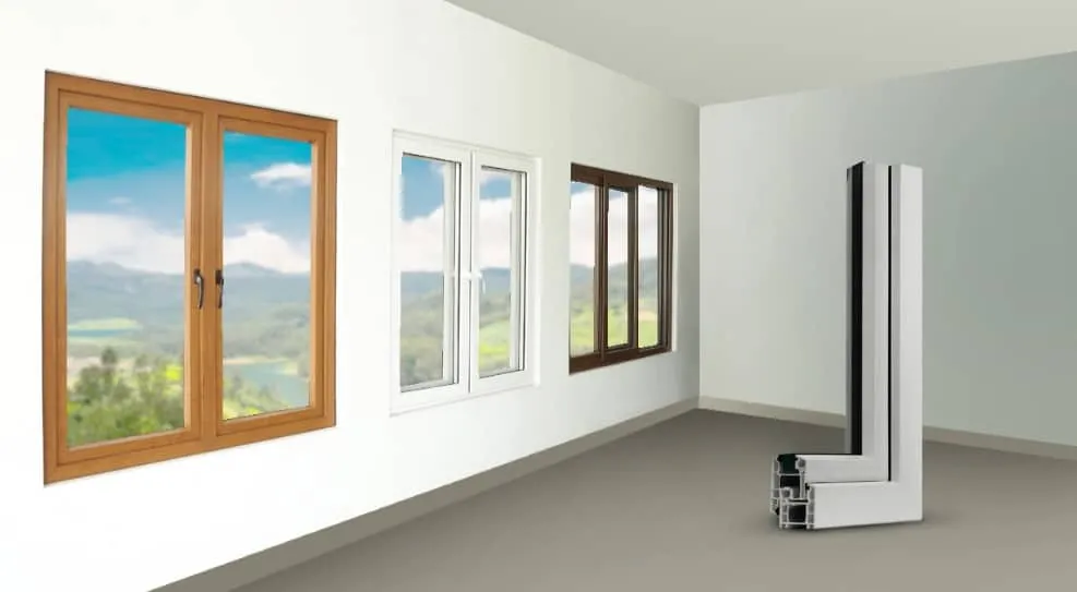 upvc section for window