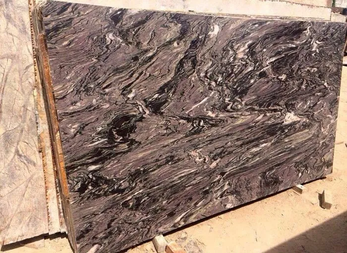 black glossy look stone