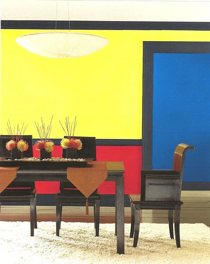 Dining room wall colour combo