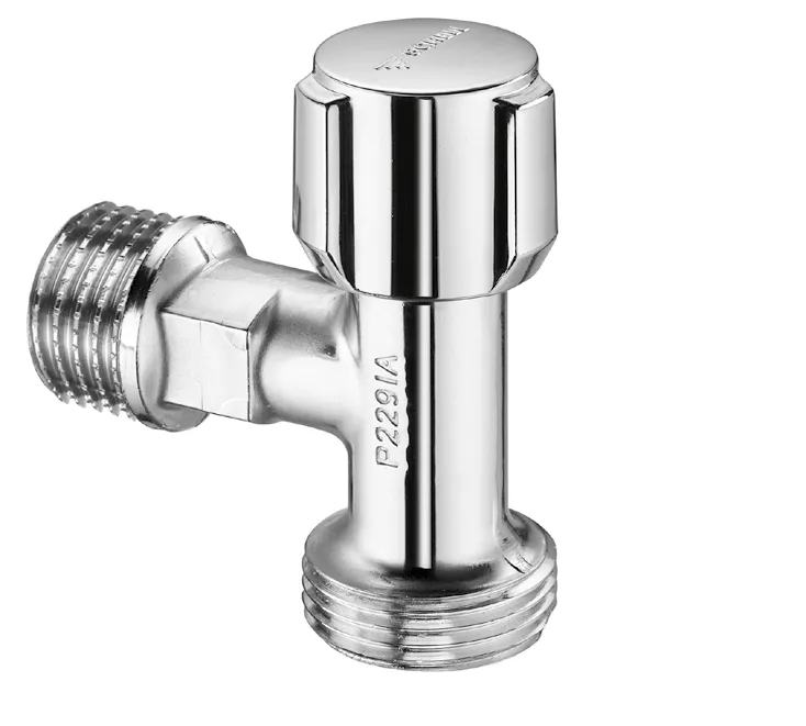 schell chrome-plated appliance connection valve, angle valve for appliance fittings