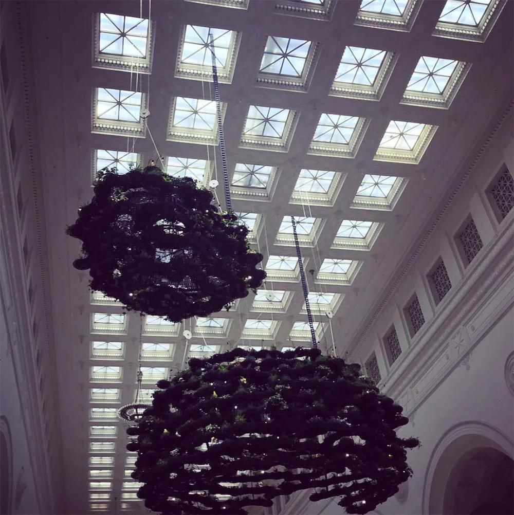 Beautiful glass based hallway ceiling designs