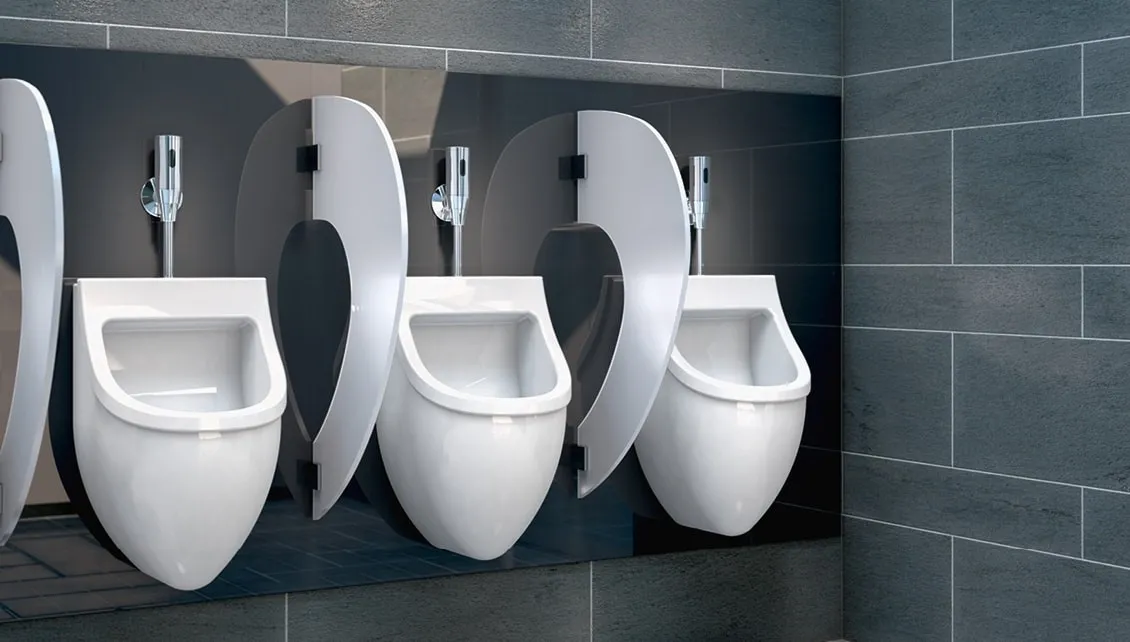 SCHELLTRONIC urinal flush valves from SCHELL