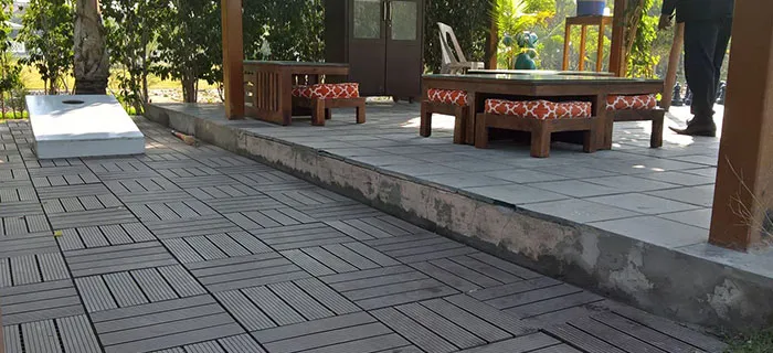 Installation of composite deck tiles for enhancing the look of your patios