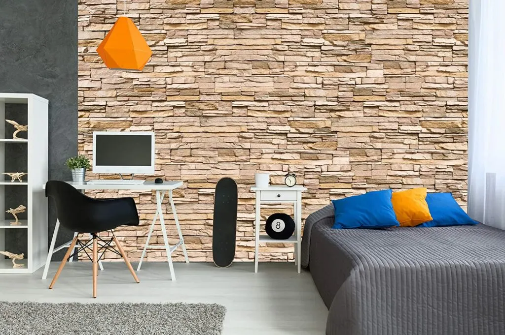 Brick patterned panels for your living room