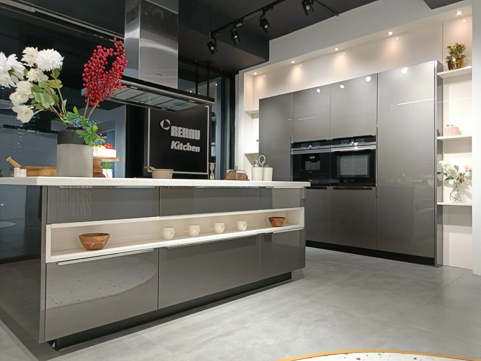 REHAU modular kitchen design hyderabad