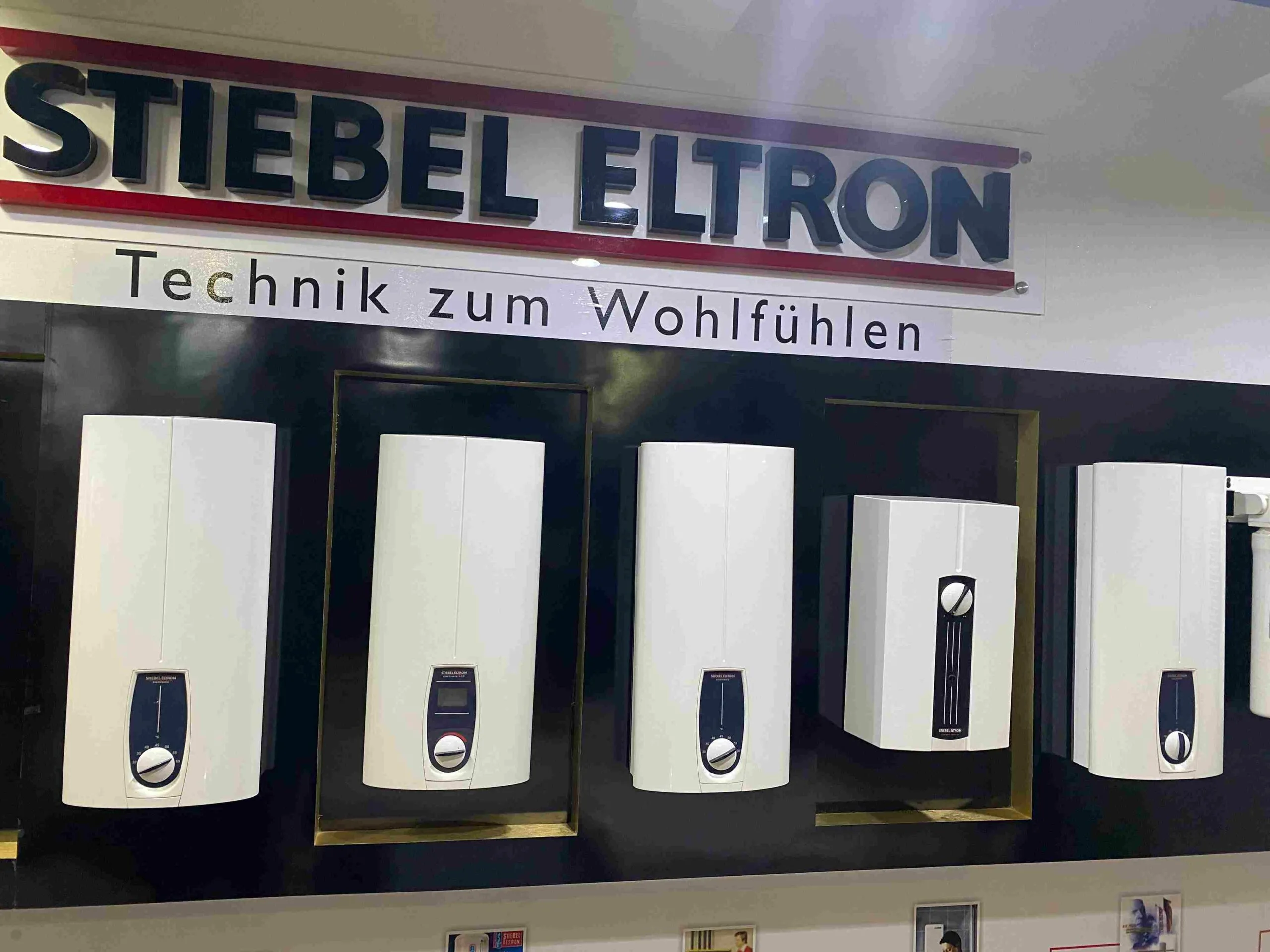 Stiebel Eltron sustainable heating solutions on display at Bathous - bath fittings in Hyderabad