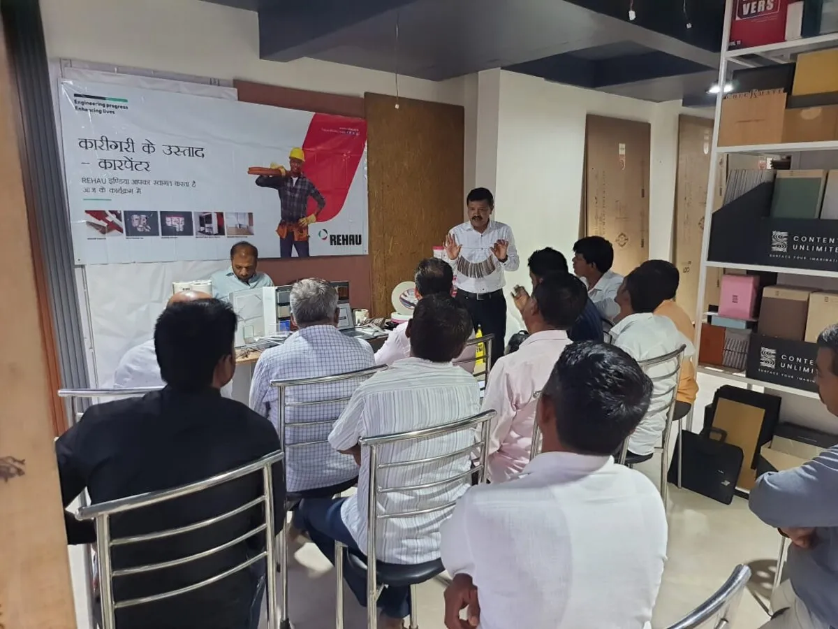 REHAU's carpenter meet, Rehau India Solutions