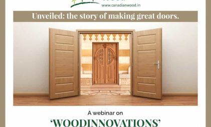 Canadian wood webinar 'WOODINNOVATIONS door industry - what’s new, what’s next?'