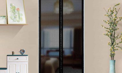 Door mesh or screen with best net design that restricts mosquito entry and perfect for sliding and folding doors.