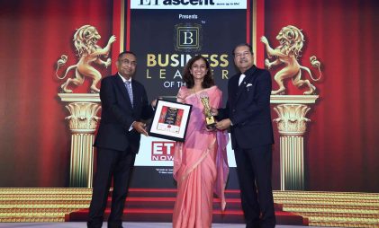 Bhavana Bindra, MD at REHAU, awarded at the Business Leader of the Year
