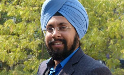 Principal Ar. Gurpreet S Shah at creative group - the firm uses sustainable building materials, unique design elements and architectural solutions