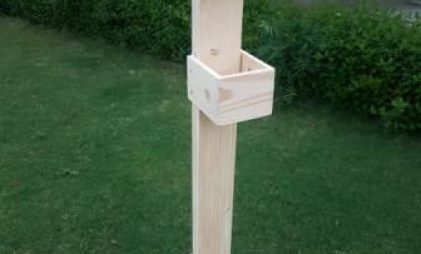 Touch Free Eco-Friendly Wooden Sanitizer Dispenser