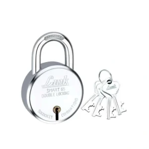 Smart 65 mild steel padlock, durable 7 lever lock by link locks