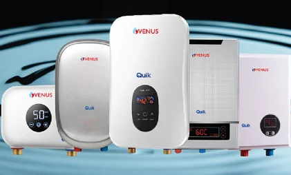 Venus is known as hot water professionals providing water heating solutions like tankless and heat pump water heaters