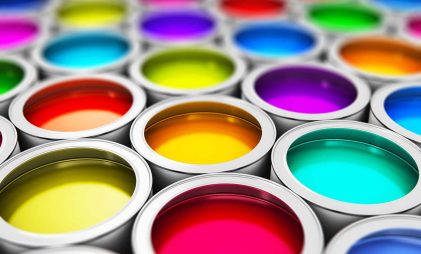 paint cans different colours