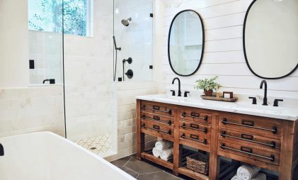 Modern vanities for bathroom